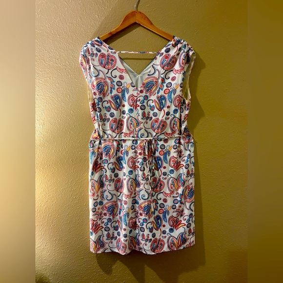 Paisley dress.  Size large. - Picture 3 of 8